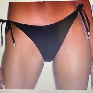 Ruched Back Side Tie Bikini Bottom